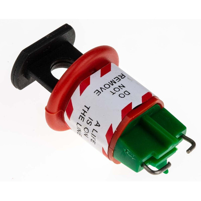 RS PRO 1-Lock PVC/Stainless Steel Conventional Miniature Circuit Breaker Lockout