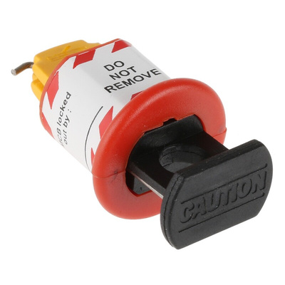 RS PRO 1-Lock PVC/Stainless Steel Conventional Miniature Circuit Breaker Lockout