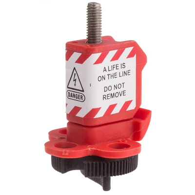 RS PRO 1-Lock PVC/Stainless Steel Conventional Miniature Circuit Breaker Lockout