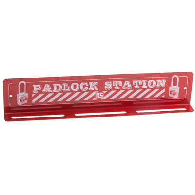 RS PRO 18 Padlock Lockout Station