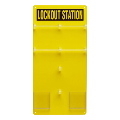 Brady 20 Padlock Lockout Station Board