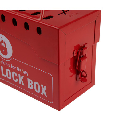 RS PRO 12 Padlock Lockout Station, 260 x 110 x 155 mm