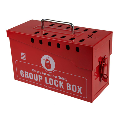 RS PRO 12 Padlock Lockout Station, 260 x 110 x 155 mm