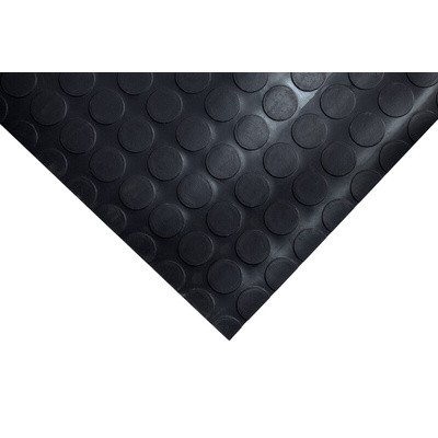 Coba Europe Black Anti-Slip PVC Mat, Solid Finish 10m x 1.2m x 2.5mm