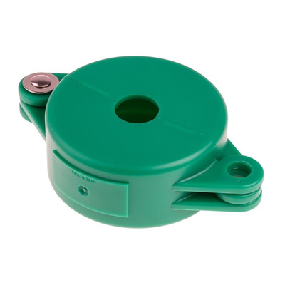Brady Green PP Adjustable Gate Valve Lockout, 6.5mm Shackle, 64mm Attachment