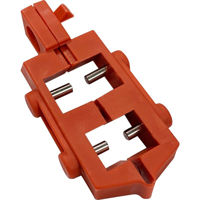 Brady Red Universal Circuit Breaker Lockout, 7mm Shackle