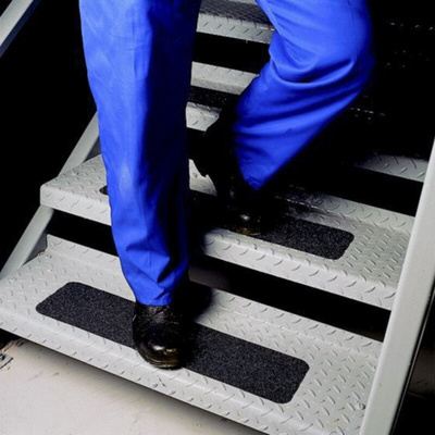 Rocol Black Anti-Slip Flooring Plastic Workfloor, Solid Finish 600mm x 150mm