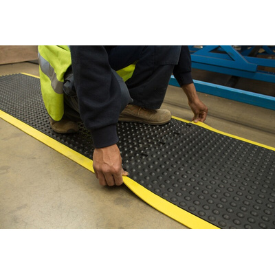 Coba Europe Bubblemat Safety Rubber Anti-Fatigue Mat, 0.6m x 0.9m x 14mm