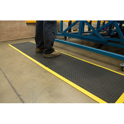Coba Europe Bubblemat Safety Rubber Anti-Fatigue Mat, 0.6m x 0.9m x 14mm