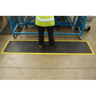Coba Europe Bubblemat Safety Rubber Anti-Fatigue Mat, 0.9m x 1.2m x 14mm