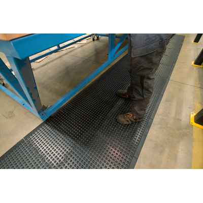 Coba Europe Bubblemat Rubber Anti-Fatigue Mat, 50cm x 50cm x 13.5mm