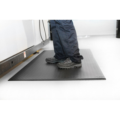 RS PRO PVC Foam Anti-Fatigue Mat, 0.9m x 1.5m x 9.5mm