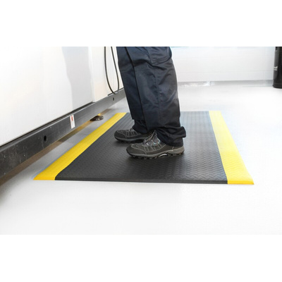 RS PRO PVC Foam Anti-Fatigue Mat, 0.6m x 0.9m x 9.5mm