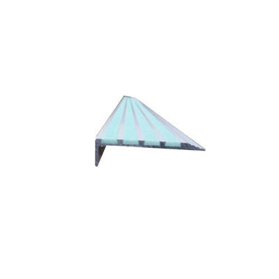 RS PRO Fluorescent Stair Nosing Aluminum, Quartz Sand Nosing 900mm x 76mm x 5mm