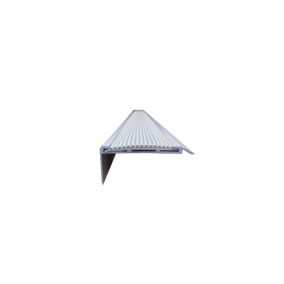 RS PRO Grey Stair Nosing Aluminum, PVC Nosing 900mm x 70mm x 5mm