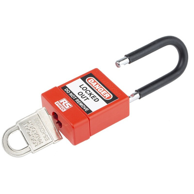 RS PRO 1-Lock Safety Lockout, 6mm Shackle