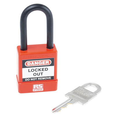 RS PRO 1-Lock Safety Lockout, 6mm Shackle
