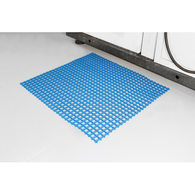 Coba Europe Blue Anti-Slip PVC Mat, Holes Finish 5m x 0.6m x 12mm