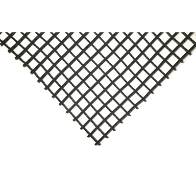 Coba Europe Black Anti-Slip PVC Mat, Holes Finish 5m x 0.6m x 12mm