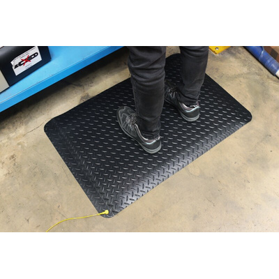 Coba Europe DPS01 Vinyl Anti-Fatigue Mat, 0.9m x 1.5m x 14mm