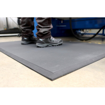Coba Europe Hygimet HYS01 Rubber Anti-Fatigue Mat, 0.6m x 0.9m x 17mm
