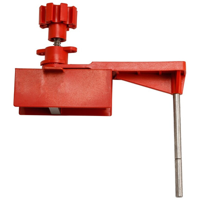 Brady Red Nylon, Stainless Steel Safety Lockout