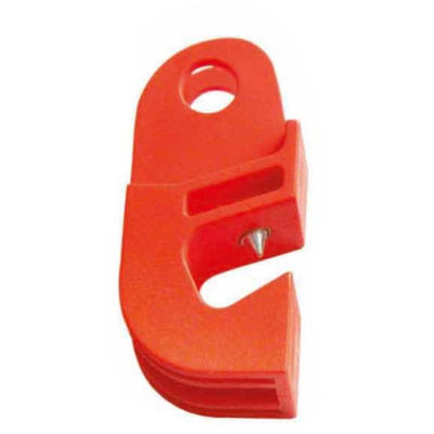 RS PRO Red 1-Lock ABS Universal Circuit Breaker Lockout