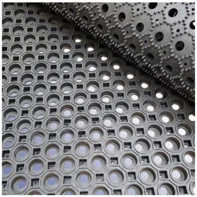 RS PRO Rubber Anti-Fatigue Mat, 1m x 1.5m x 22mm