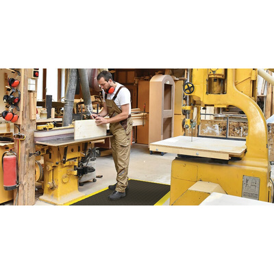 Notrax 546 Natural Rubber Anti-Fatigue Mat, 102cm x 163cm x 18.4mm