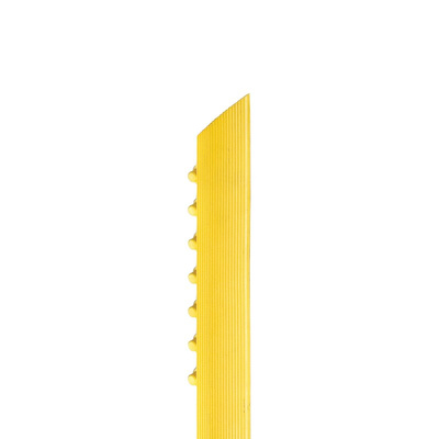 Notrax Yellow Edge Protector Strip Nitrile Rubber Bevels, Ribbed Finish 101cm x 6cm x 19mm