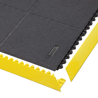 Notrax 558 Static Dissipative Natural Rubber Anti-Fatigue Mat, 91cm x 91cm x 19mm