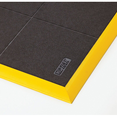 Notrax 656 100% Nitrile Rubber Anti-Fatigue Mat, 91cm x 91cm x 19mm