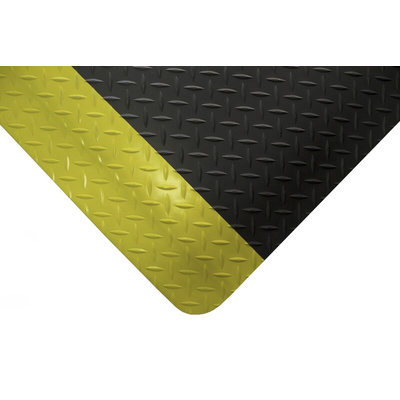 Coba Europe Safety Deckplate PVC Foam/Vinyl Anti-Fatigue Mat, 0.9m x 1.5m x 15mm