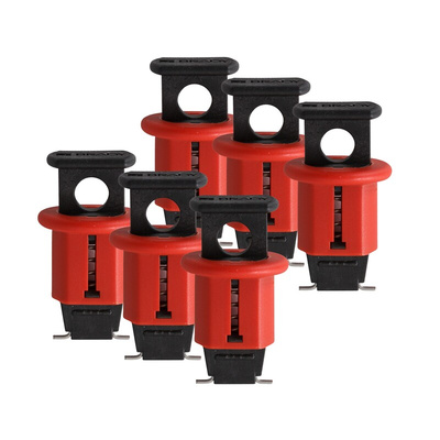 Brady Red 1-Lock Glass Fibre Reinforced Plastic, Stainless Steel Universal Circuit Breaker Lockout, 7mm Shackle