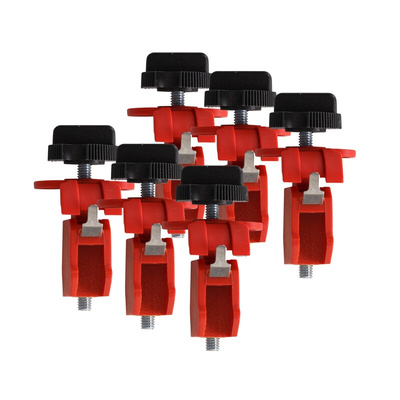 Brady Red 1-Lock Brass, Glass Fibre Reinforced Plastic, Stainless Steel Universal Circuit Breaker Lockout, 7mm Shackle