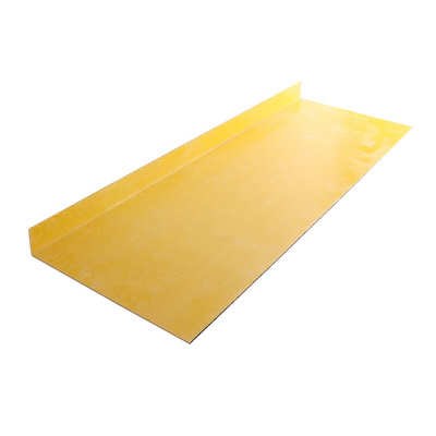 Coba Europe Black/Yellow Stair Tread Glass Fibre Reinforced Plastic, Silicone Carbide Edge Protection, Solid Finish