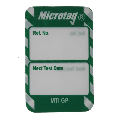 Brady White on Green Safety Inspection Tag, English Language, 20 per Pack