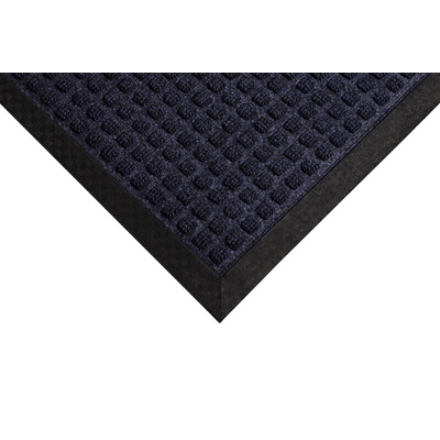 RS PRO Anti-Slip, Door Mat, Carpet, Indoor Use, Blue, 0.9m 1.5m 7mm