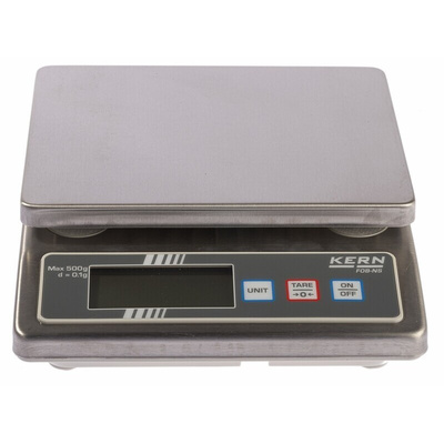 Kern Weighing Scale, 500g Weight Capacity Type C - European Plug