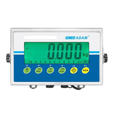 Adam Equipment Co Ltd Waterproof Weighing Scale, 150kg Weight Capacity Type G - British 3-pin, Type C - Europlug, Type