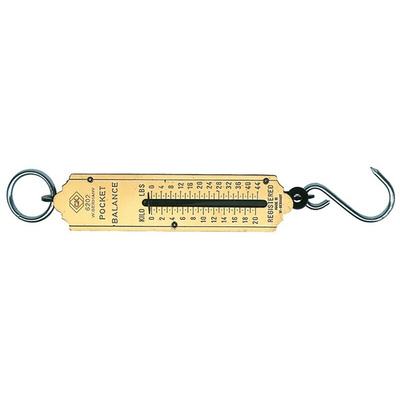 CK Spring Balance, 0.5 kg Resolution, Imperial Scale, Metric Scale, 50kg Weight Capacity