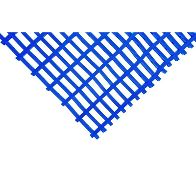 Coba Europe Blue Anti-Slip PVC Mat, Holes Finish 5m x 0.6m x 12mm