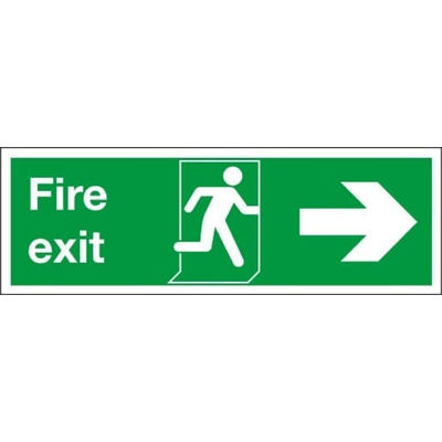 PET FIRE EXIT, Fire Exit, English, Exit Sign