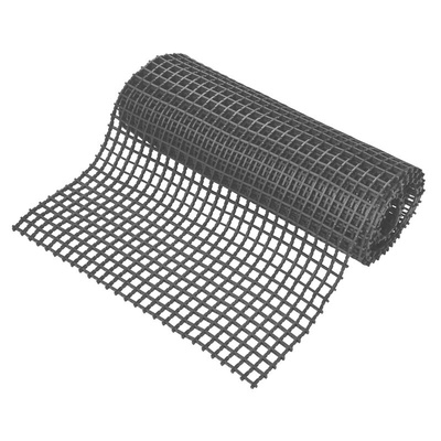 Coba Europe Black Anti-Slip PVC Mat, Holes Finish 5m x 0.6m x 12mm