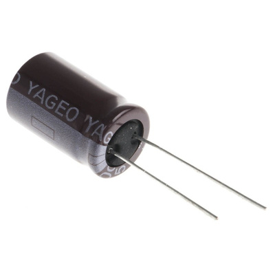 Yageo 1000μF Electrolytic Capacitor 35V dc, Through Hole - SE035M1000A5S-1320