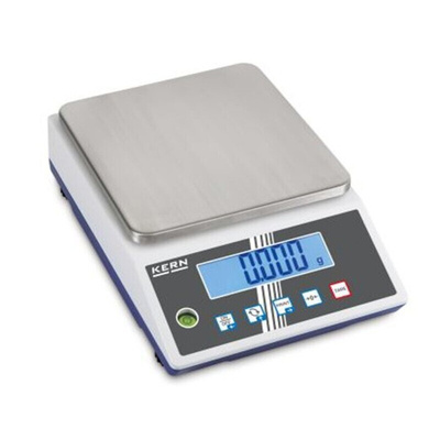 Kern Weighing Scale, 10kg Weight Capacity Type B - North American 3-pin, Type C - European Plug, Type G - British 3-pin