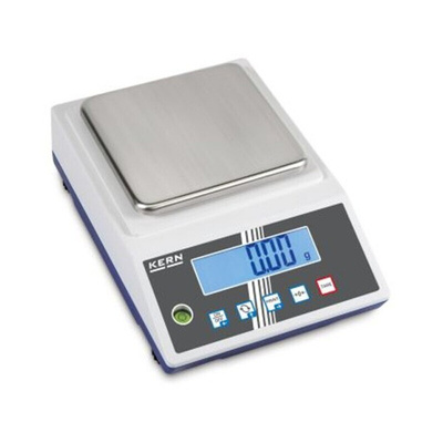 Kern Weighing Scale, 1kg Weight Capacity Type B - North American 3-pin, Type C - European Plug, Type G - British 3-pin