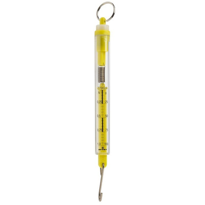 8888 Spring Balance, 5 g Resolution , Metric Scale, 1 N, 100g Weight Capacity