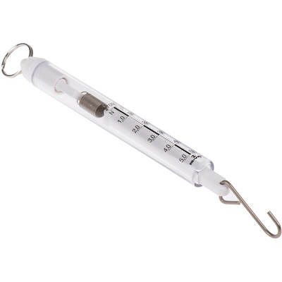 8888 Spring Balance, 10 g Resolution , Metric Scale, 5 N, 500 g Weight Capacity