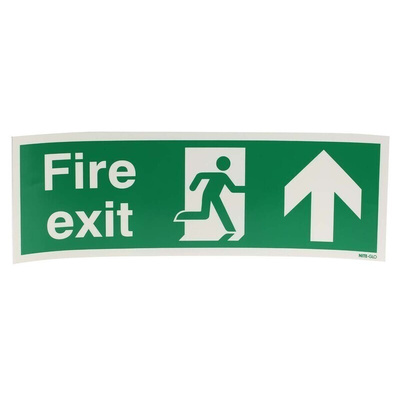 Vinyl FIRE EXIT, Fire Exit, English, Exit Sign